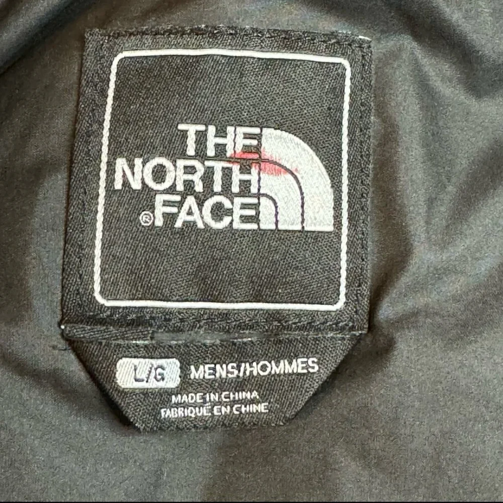 The‎ North Face Nuptse Black Goose Down Full Zip 700 Puffer Jacket Vest Men's L